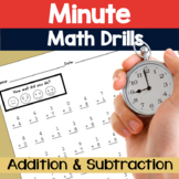 Minute Math Drills Addition & Subtraction (Math Mad Minutes)