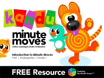 Preview of KANDU Minute Moves Intro Pack | Movement & Learning | Brain Breaks | PreK-1