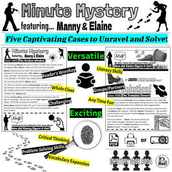 Minute Mysteries Worksheets Teaching Resources Tpt