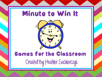 Preview of Minute To Win It Game