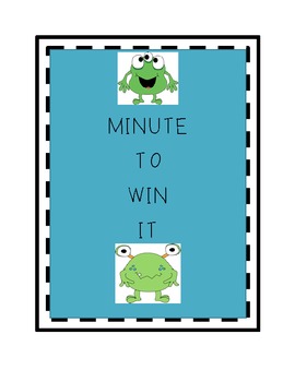Preview of Minute To  Win It Stations