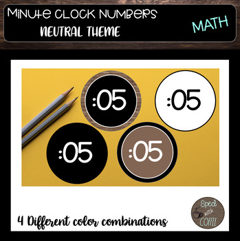 Preview of Minute numbers for the clock-neutral colors