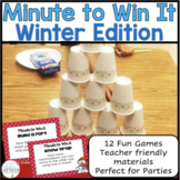 Minute to Win It Style Games for Winter Classroom Activiti