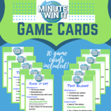 Minute to Win It Game Cards- Makerspace Station & Indoor R