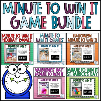 Preview of Minute to Win It Games Bundle