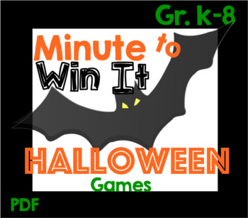 Preview of Minute to Win It Halloween Games