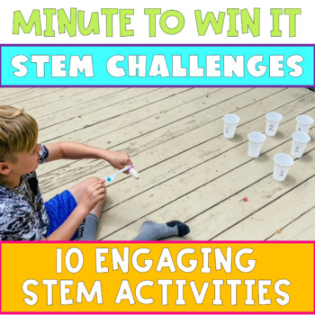 Preview of Minute to Win It STEM Challenges | STEAM Games