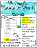 Minute to Win it 5th Grade Math Games! {Fractions, Decimal