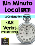 Minuto Loco Mini - AR Verbs in Present Tense - Conjugation Races