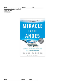Preview of Miracle in the Andes by Nando Parrado Study Guide