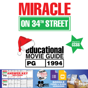 Preview of Miracle on 34th Street Movie Guide | Questions | Worksheet | Google (PG - 1994)