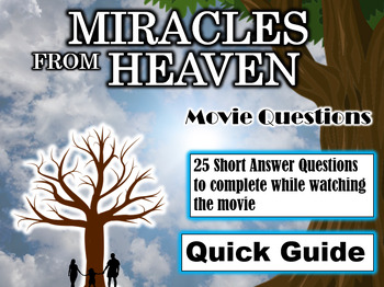Preview of Miracles from Heaven (2016) - 25 Movie Questions with Answer Key (Quick Guide)