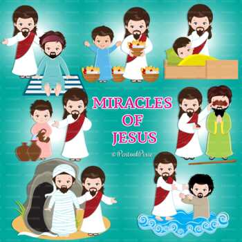 jesus feeds the 5000 clipart