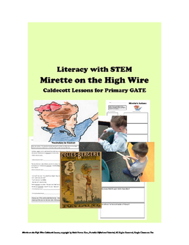 Preview of Mirette on the High Wire CALDECOTT for Primary GATE Hands-on with STEM