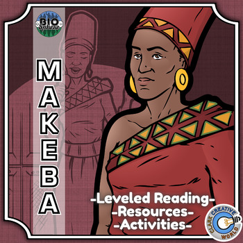 Preview of Miriam Makeba Biography - Reading, Digital INB, Slides & Activities