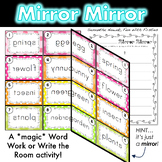Mirror Mirror: a fun word work or write the room activity 