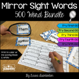 Mirror Sight Words 500 Fry Word Bundle