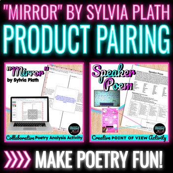 Preview of Mirror by Sylvia Plath | Collaborative Poem Analysis & Creative Writing Activity