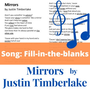 Mirrors by Justin Timberlake - Song - Short Version - Fill in the ...