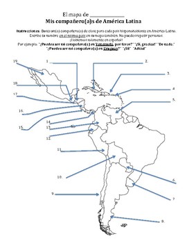 Mis Compañeros De América Latina By Language Y Lenguaje Shop 