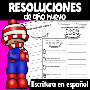 Preview of Mis Resoluciones 2024 - Actividad de Escritura - My New Years Resolutions