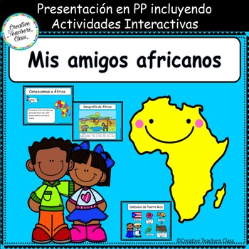 Preview of Mis amigos africanos / Power Point Interactivo