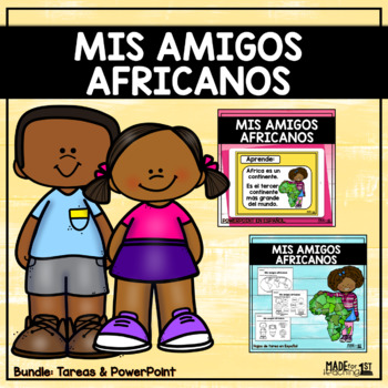 Preview of Mis amigos africanos | Spanish Bundle