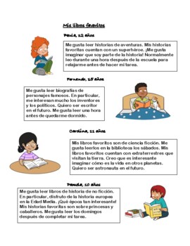 Mis libros favoritos: My Favorite Books Spanish Reading