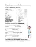 Mis Pasatiempos: My Hobbies Spanish Vocabulary Worksheet  