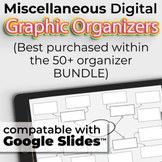 Misc. GRAPHIC ORGANIZERS for Google Slides™ | Distance Learning