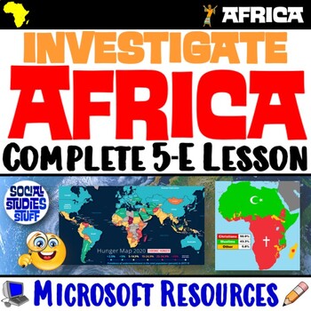 Preview of Misconceptions of Africa 5-E Lesson and Map Investigation | Microsoft