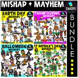 Mishaps & Mayhem Clipart Bundle {Educlips Clipart}