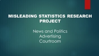 Preview of Misleading Statistics Research Project