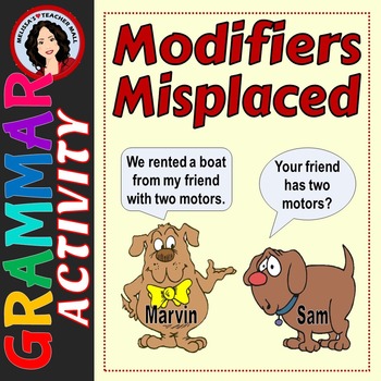 Misplaced Modifiers by Melissa's Teacher Mall | TPT