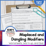 Misplaced and Dangling Modifiers Grammar Unit Digital and Print