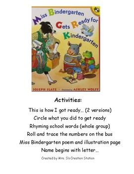 Get Ready For Kindergarten Worksheets Teaching Resources Tpt