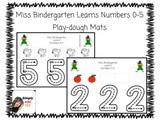 Miss Bindergarten Learns Numbers 0-5 - Play-dough/Tracing Mats