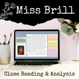 Miss Brill by Katherine Mansfield Digital Close Reading an