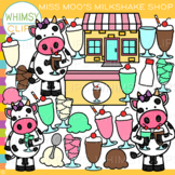 Miss Moo's Ice Cream Milkshake Shop Clip Art