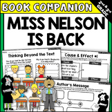 Miss Nelson is Back Interactive Read-Aloud Book Companion 