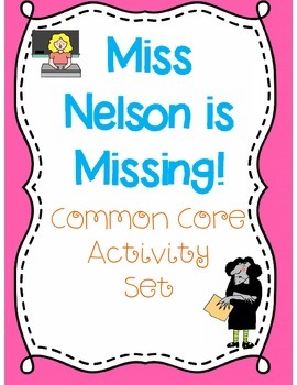 Preview of Miss Nelson is Missing Activity Set Digital and Printable