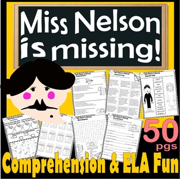 Preview of Miss Nelson is Missing Back to School Read Aloud Companion Reading Comprehension