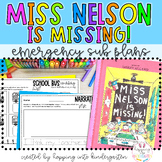 Miss Nelson is Missing Kindergarten Substitute Plans