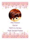 Miss Penny's Easter Math & Literacy Sample Freebie