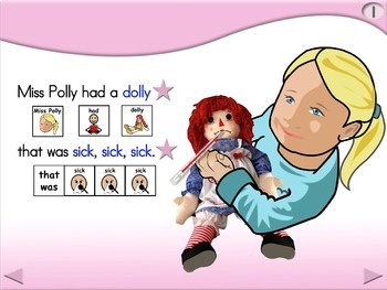 Miss Polly's Dolly - Animated Step-by-Step Song/Poem - SymbolStix by Bloom