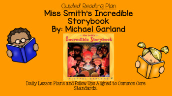 Preview of Miss Smith's Incredible Storybook (Level M) Guided Reading Lesson Plan