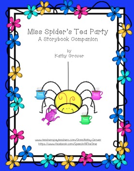 Preview of Miss Spider's Tea Party A Storybook Companion