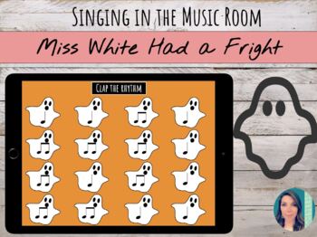Preview of Miss White Had a Fright Ta & Titi Chant & Composition Activities on Google Slide