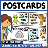 Miss You Postcards for Distance Learning Set #7
