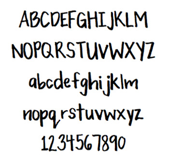 Preview of FREE FONT - MissHBasic